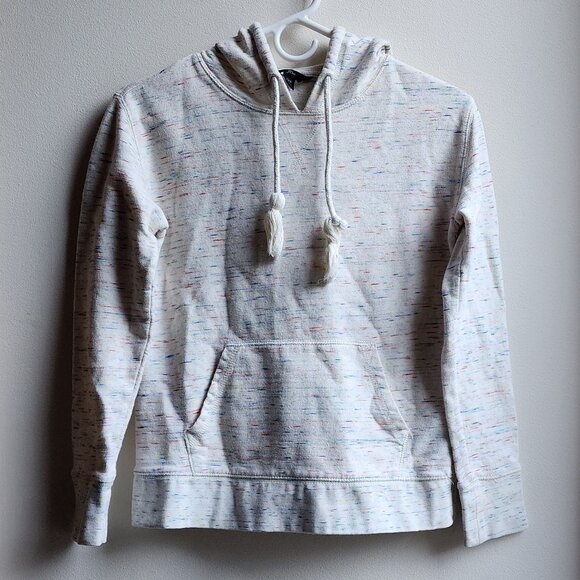 J. Crew Tops - J. Crew Cream Multi-Colored Hoodie Sweatshirt Size XXS